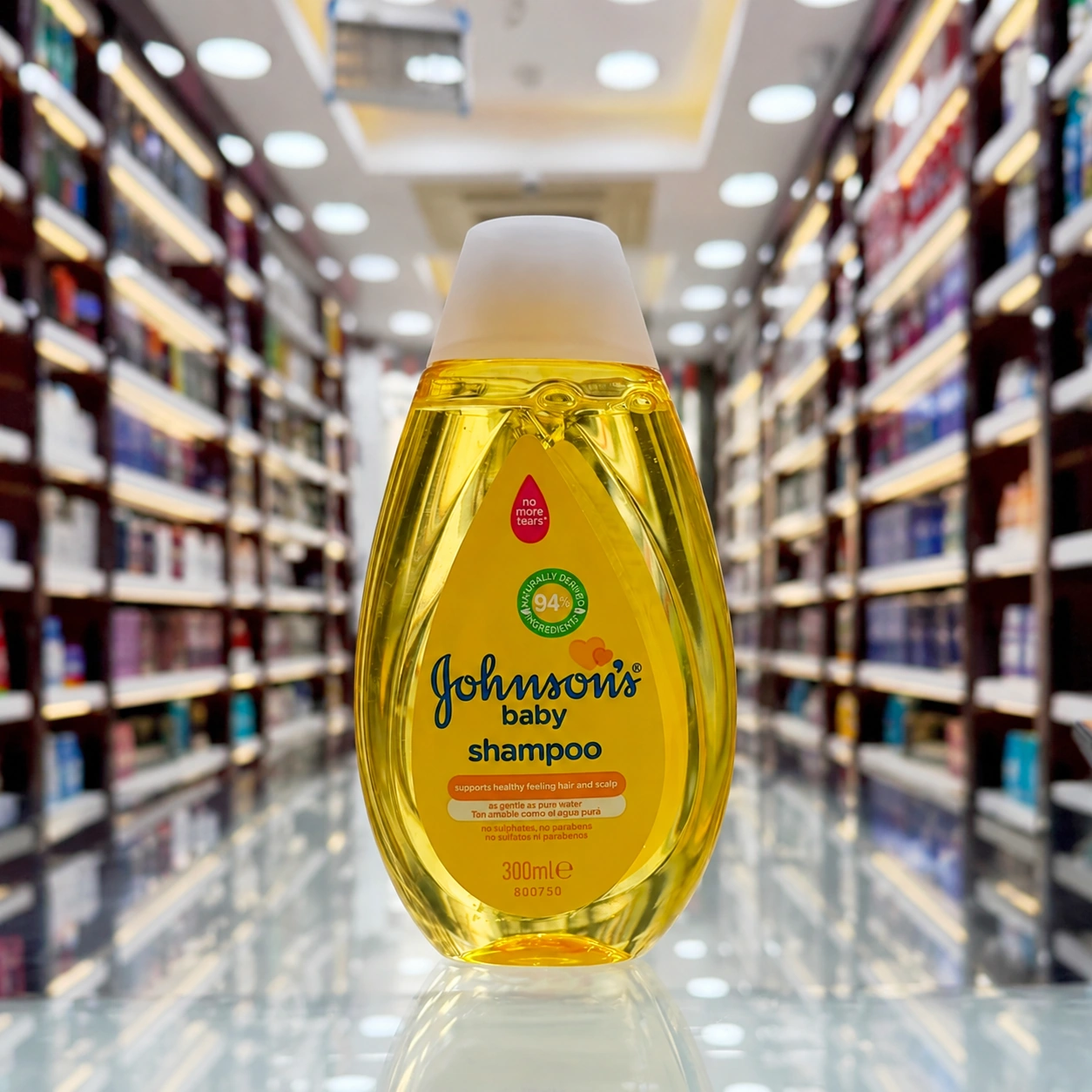 johnson_s_baby_shampoo_aisle_display شامپو بچه جانسون 300 میل