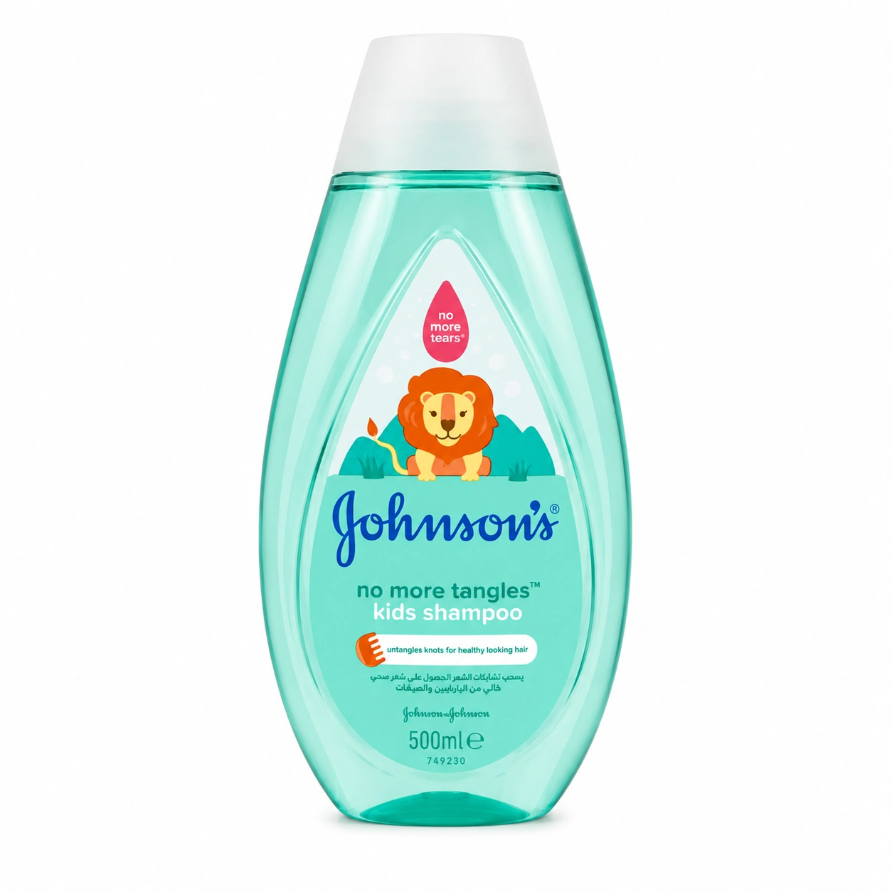 johnsons_kids_shampoo_lion_500ml_white_background شامپو بچه باز کننده گره مو حجم 500 میل